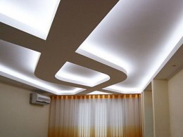 Применение подсветки для потолка